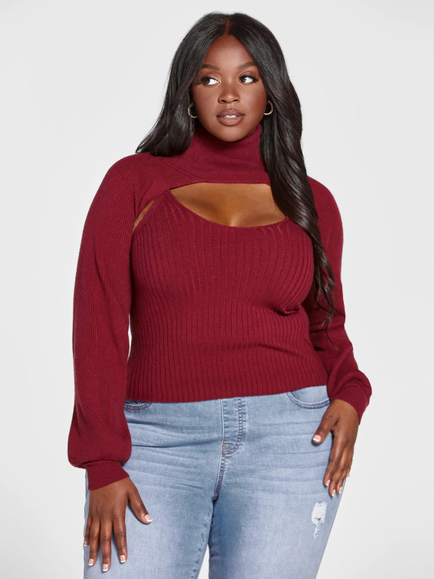 Sofia Sweater Shrug and Tank Set