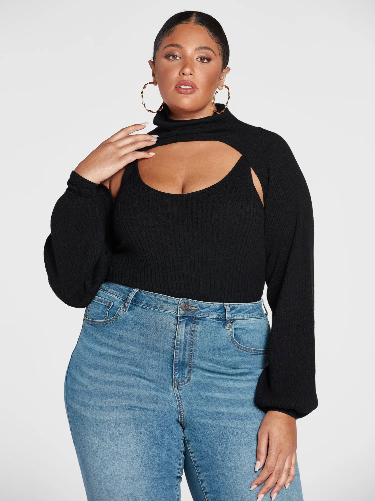 Sofia Sweater Shrug and Tank Set