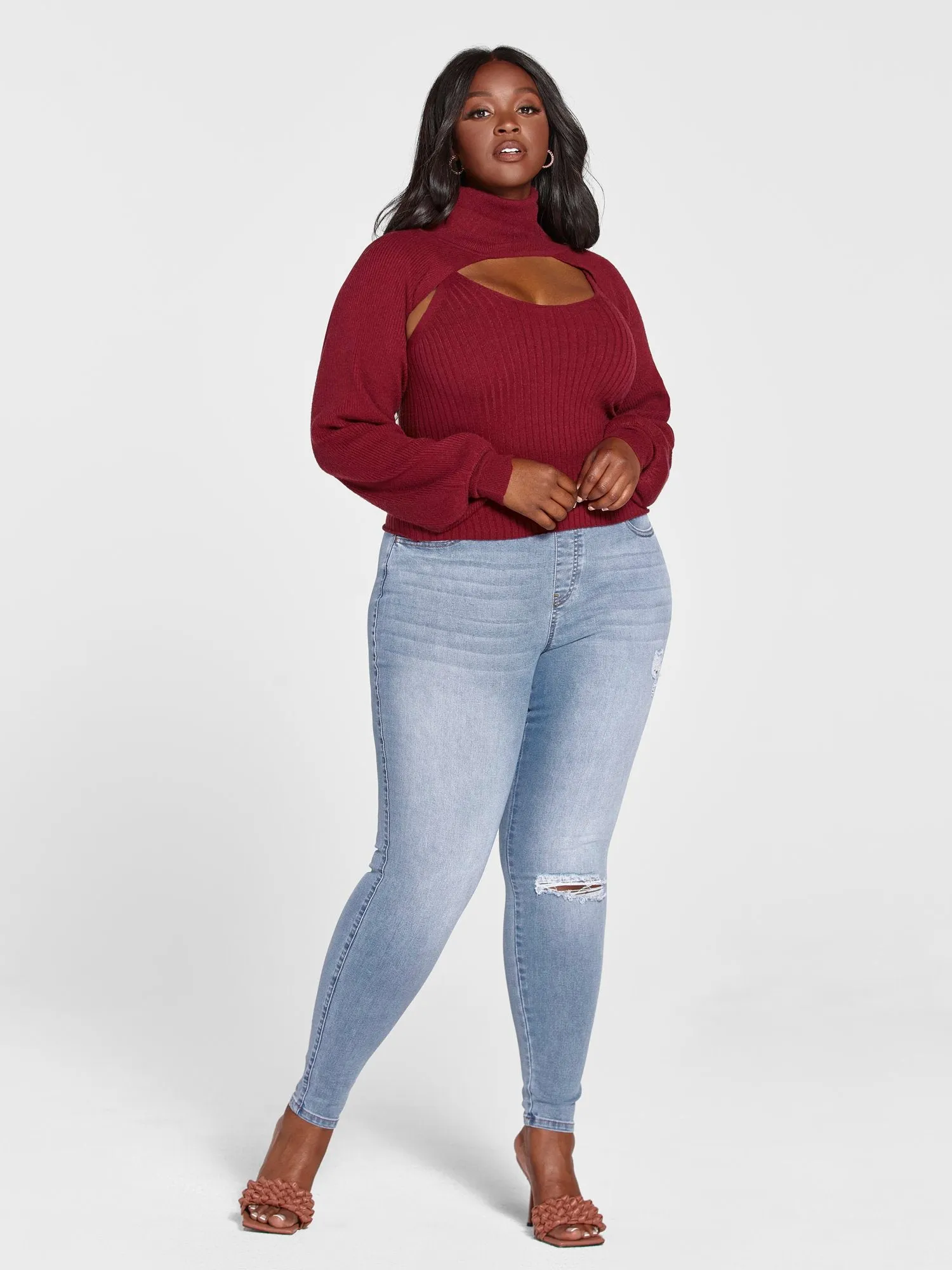 Sofia Sweater Shrug and Tank Set