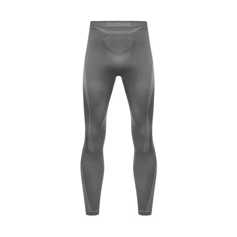 Surpine Men Dark Grey Merino Wool Base Layer Sets