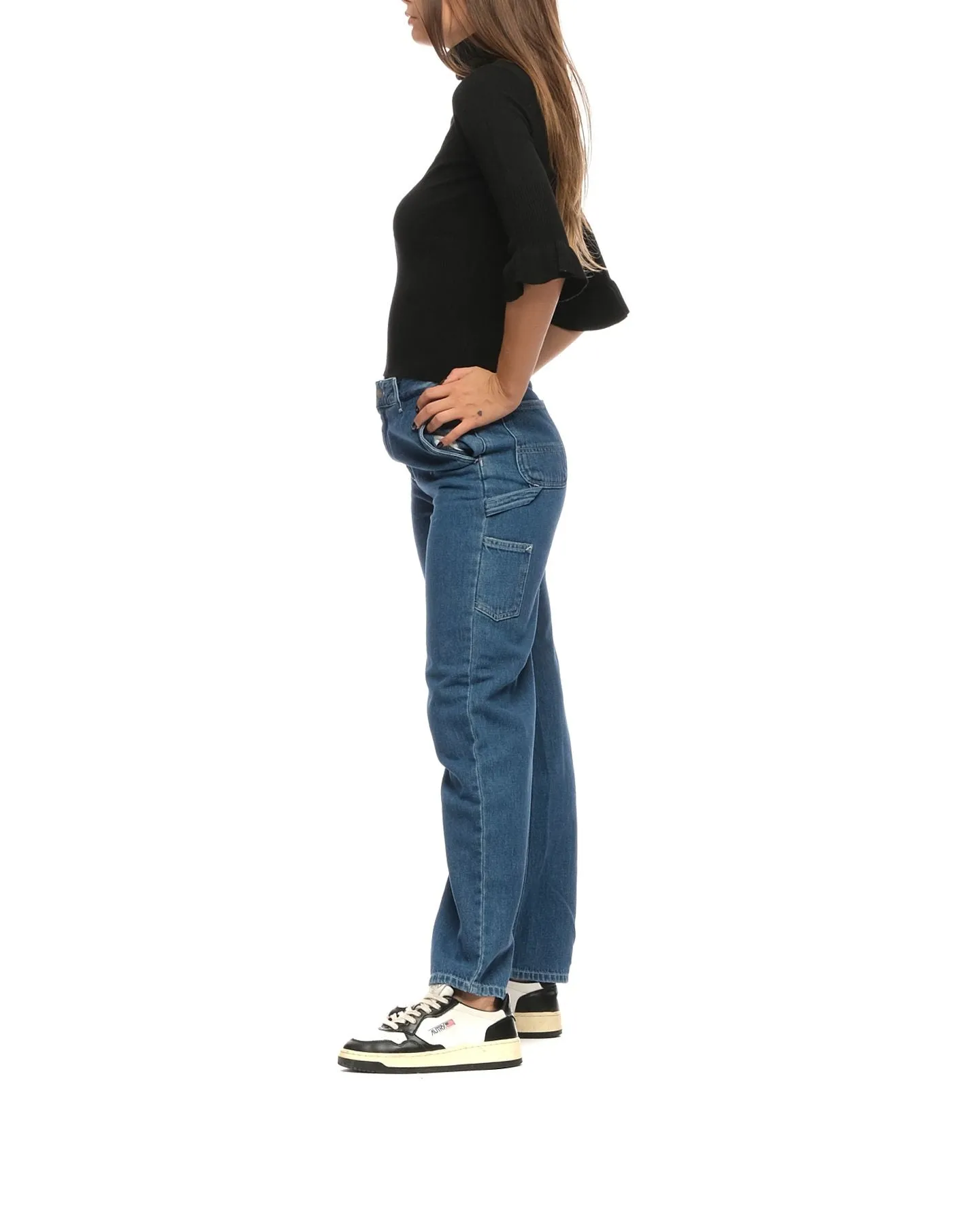 T-shirt for woman 102053 A19D Z99 BLACK PINKO