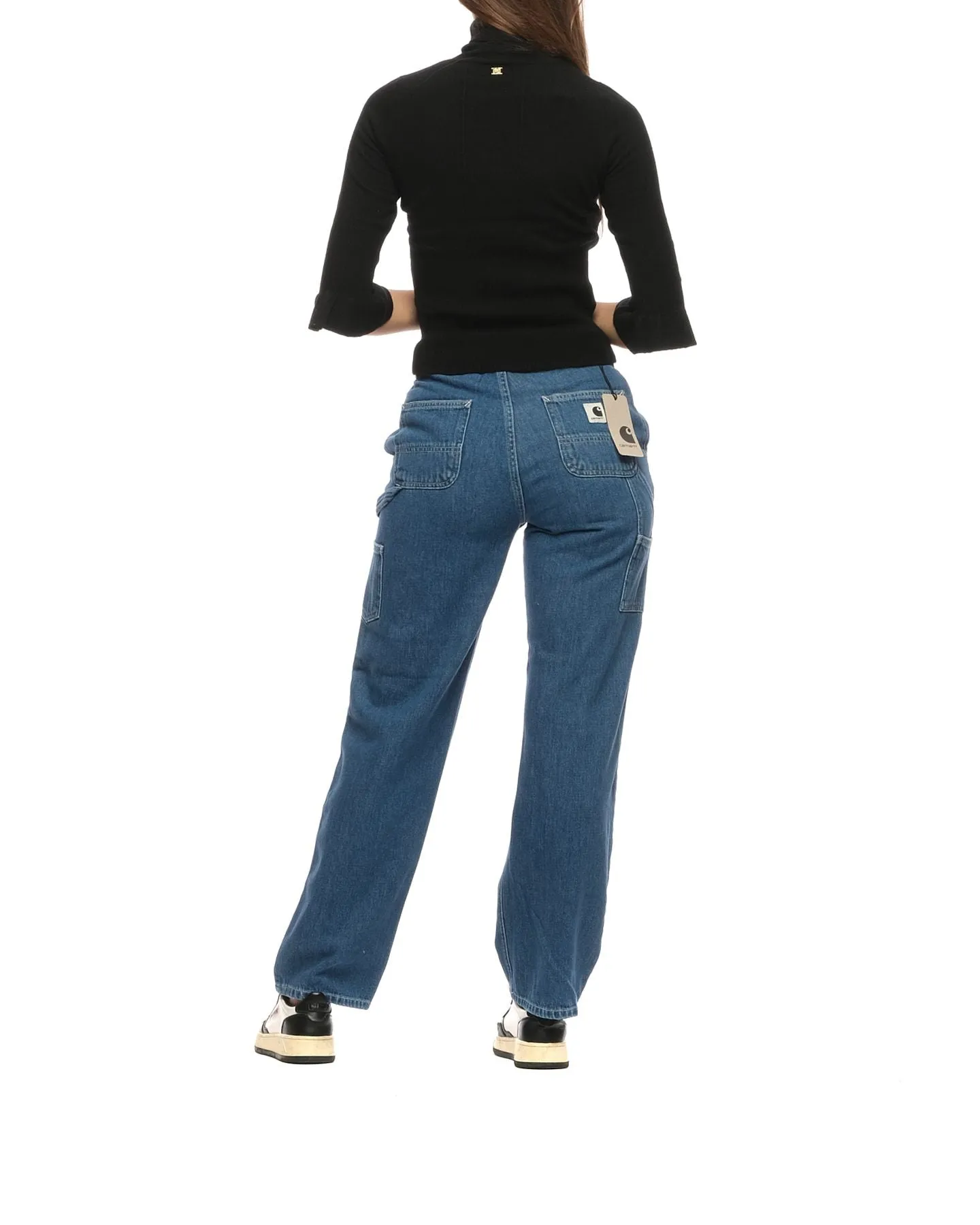 T-shirt for woman 102053 A19D Z99 BLACK PINKO
