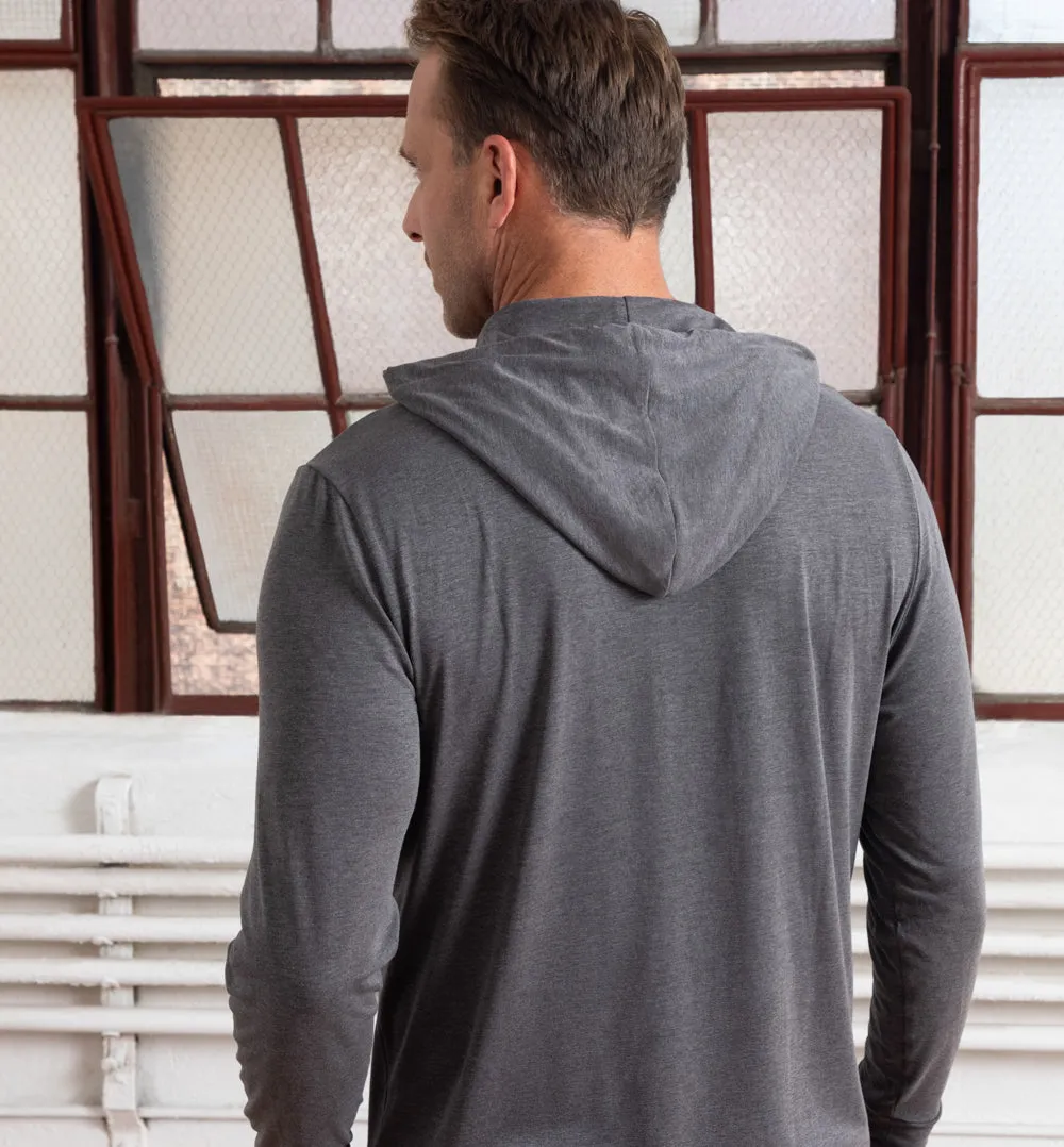 Threshold T-Shirt Hoodie Slim Fit - Hurricane Grey