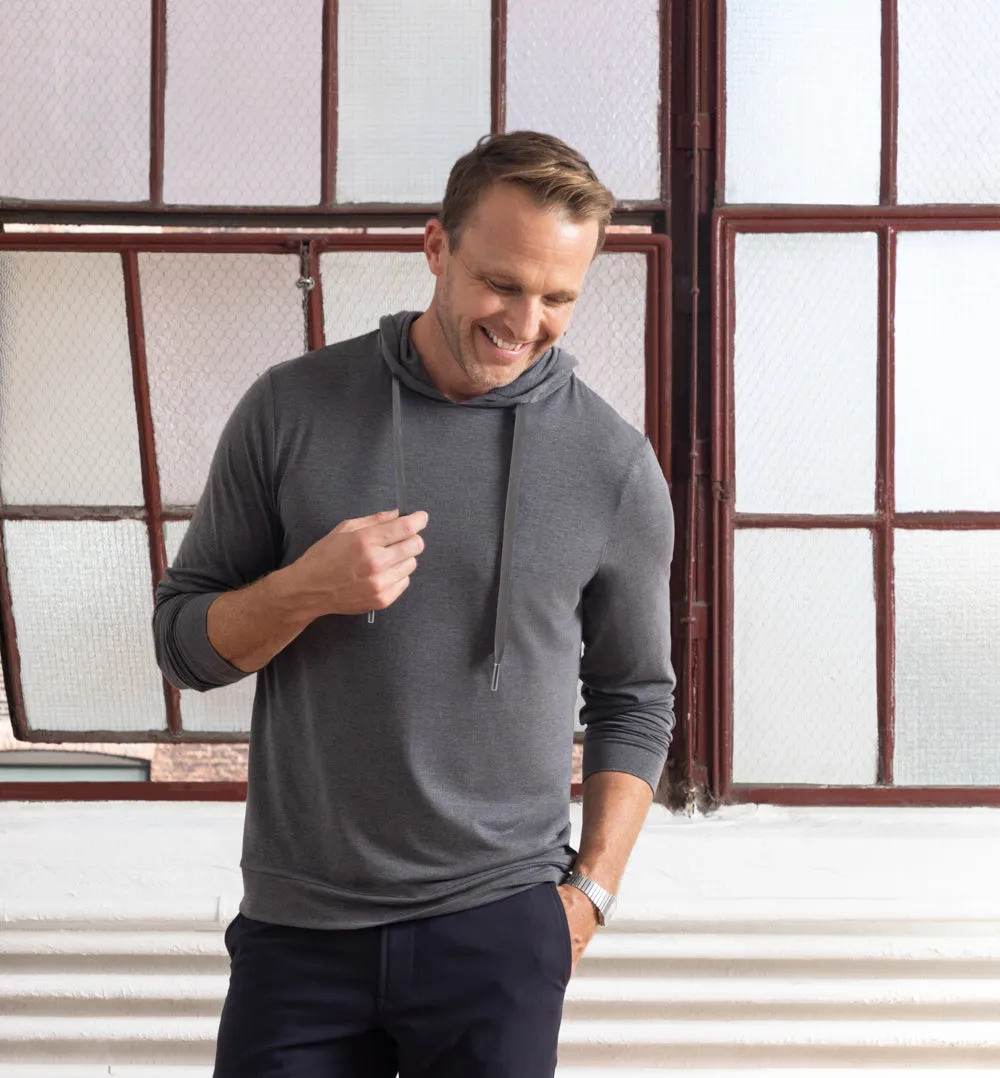 Threshold T-Shirt Hoodie Slim Fit - Hurricane Grey
