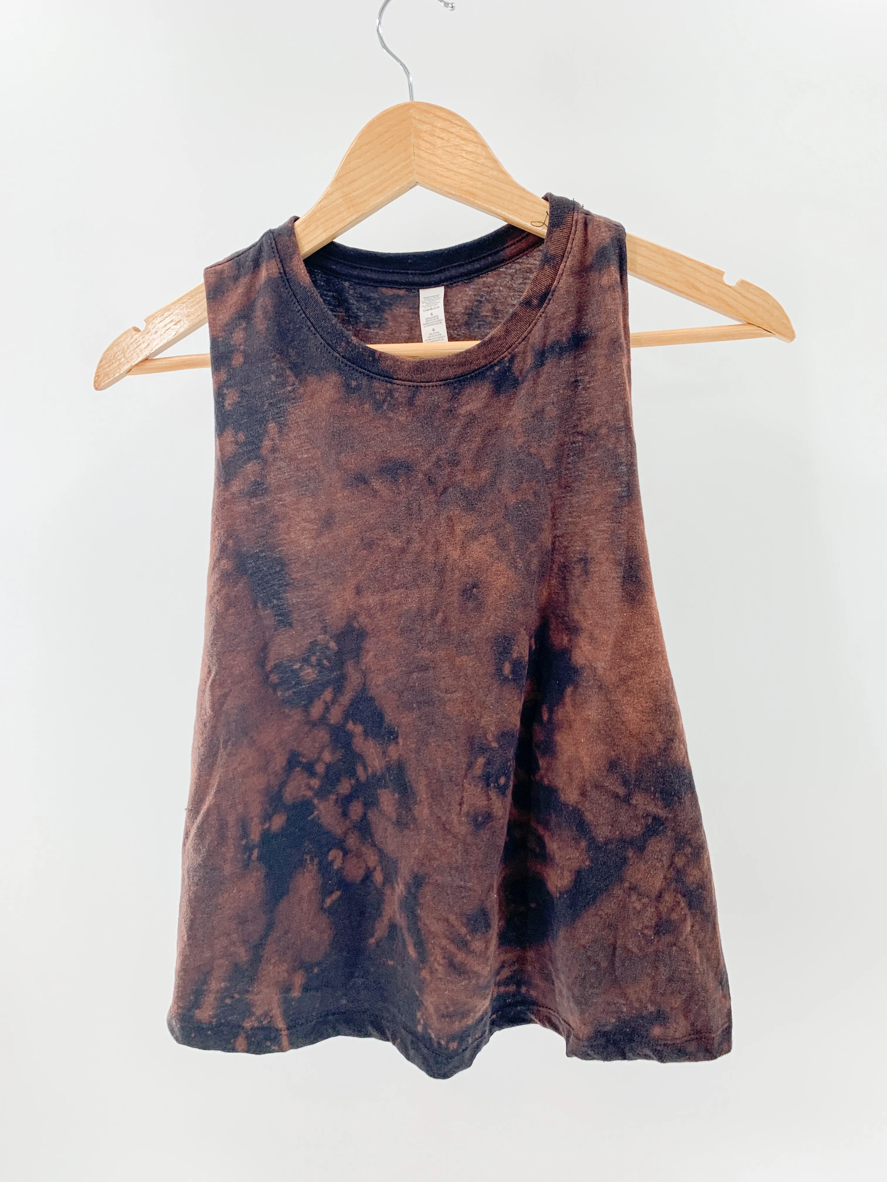 Tie Dye Racerback Crop Tank