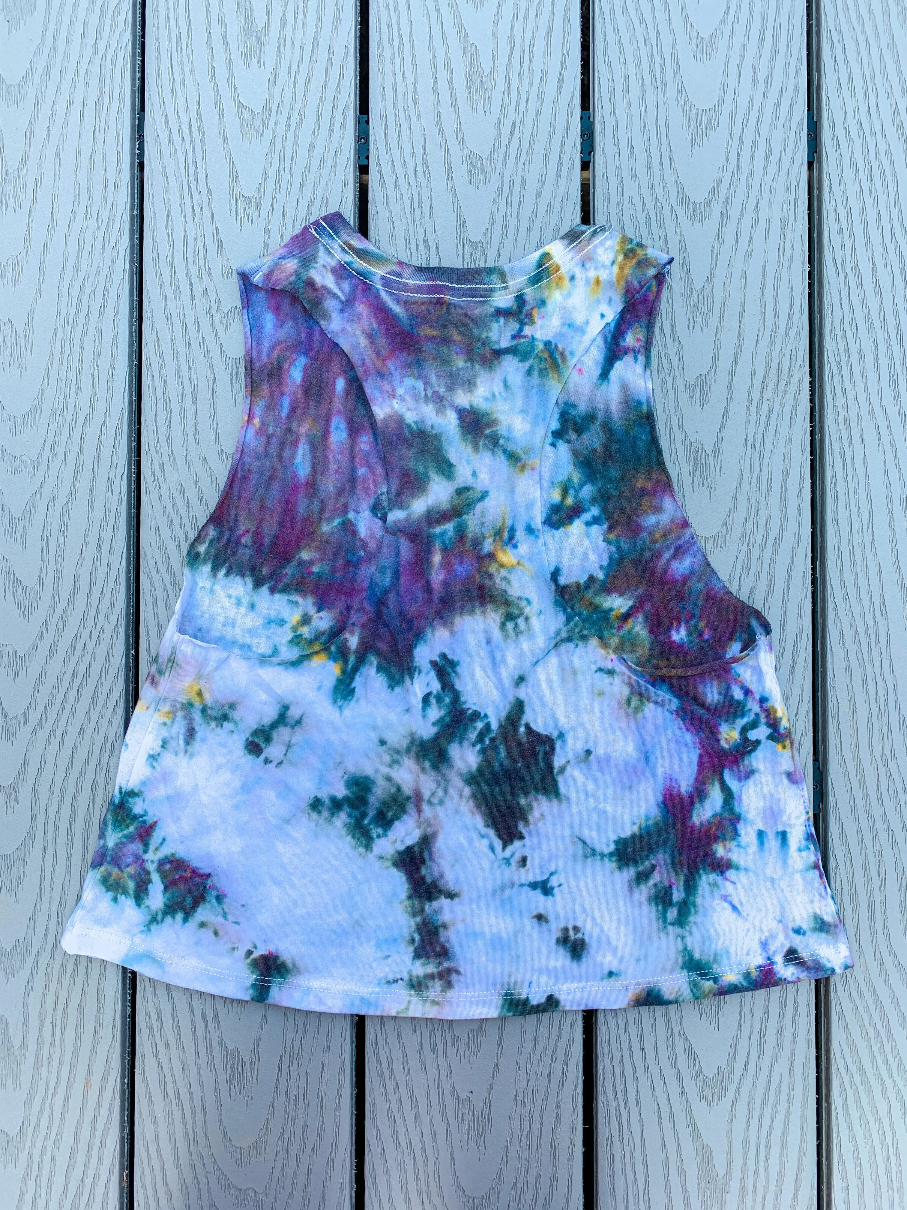 Tie Dye Racerback Crop Tank