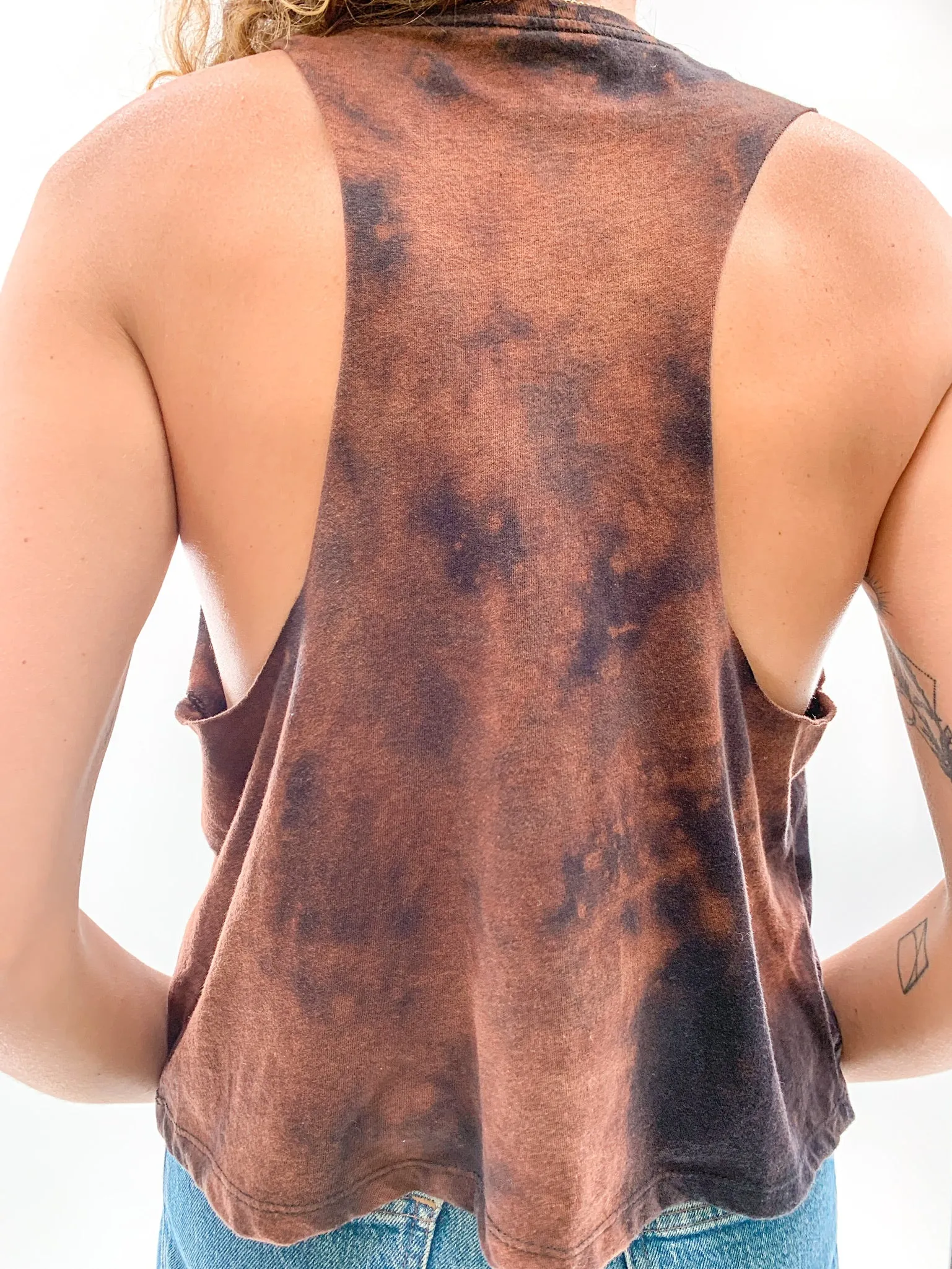 Tie Dye Racerback Crop Tank