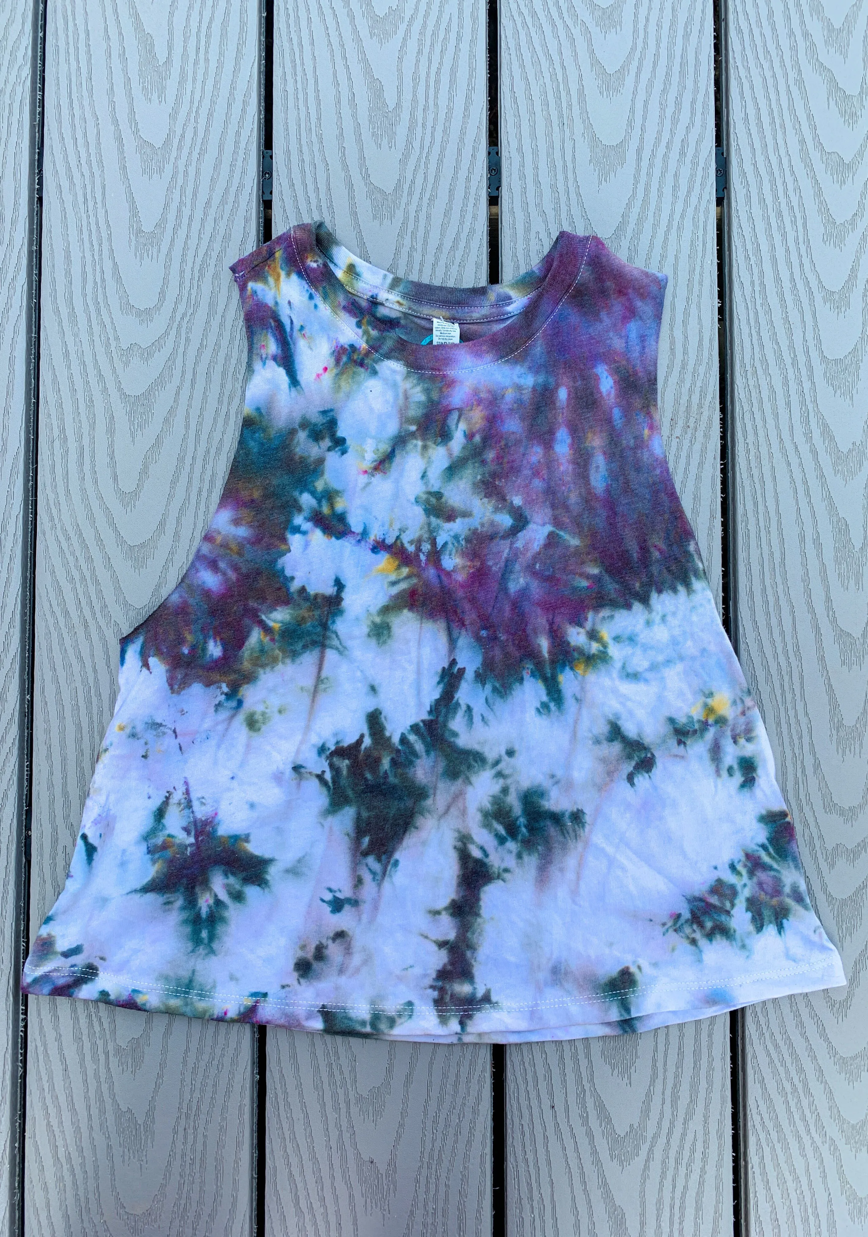 Tie Dye Racerback Crop Tank