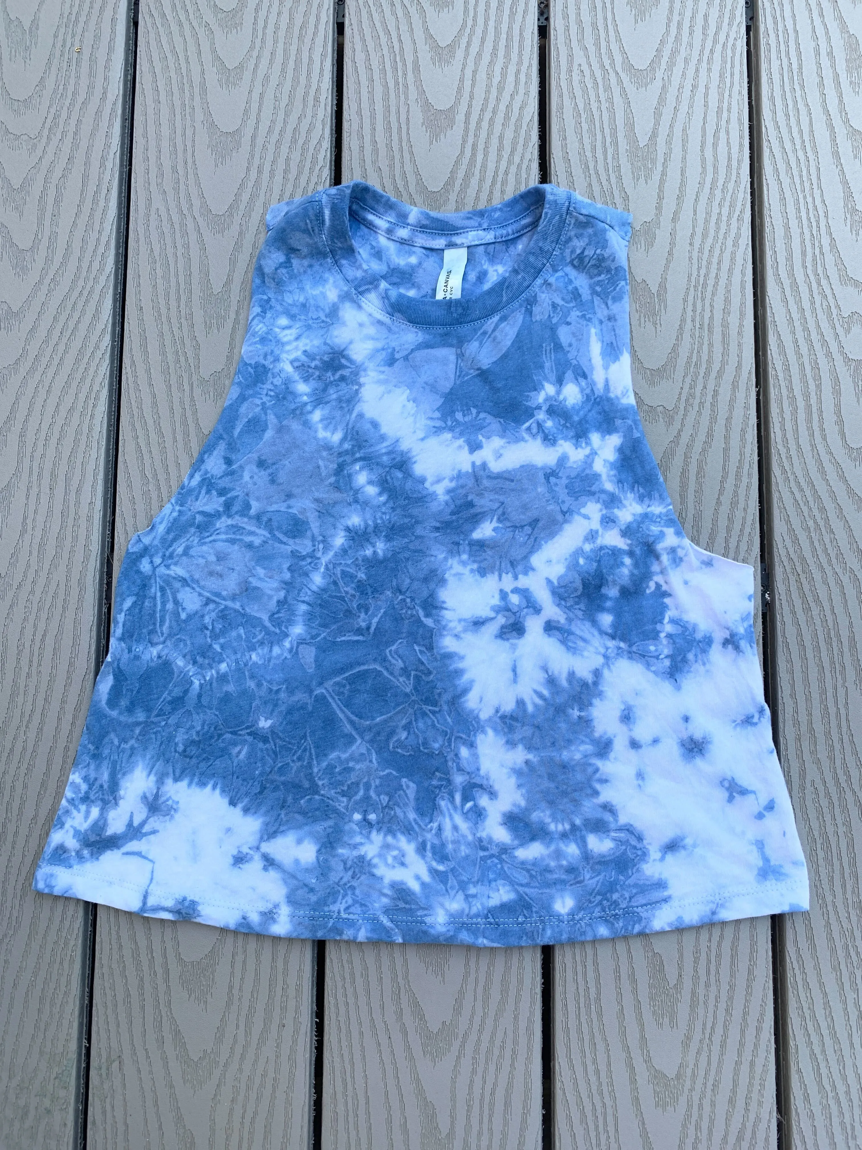 Tie Dye Racerback Crop Tank