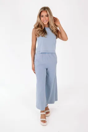 Z Supply Sloane Muscle Tank - Washed Indigo